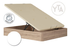 CANAPÉ DE 150 X 200. 30 MM. BLANCO. APERTURA FRONTAL