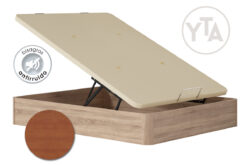 CANAPÉ DE 150 X 200. 25 MM. CEREZO. APERTURA FRONTAL