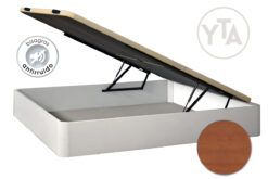 CANAPÉ DE 180 X 200. 25 MM. CEREZO. APERTURA FRONTAL