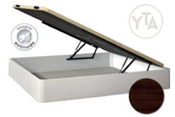 CANAPÉ DE 180 X 200. 25 MM. WENGUE. APERTURA FRONTAL