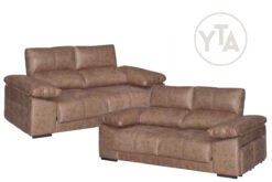 CONJUNTO SOFÁ 3 + 2 PLAZAS MOD. LIBRA. COLOR A ELEGIR