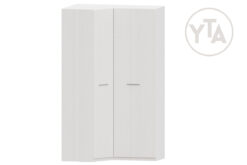 ARMARIO RINCÓN EN FORMA "L" REVERSIBLE MOD. PUZZLE EN COLOR NIEVE