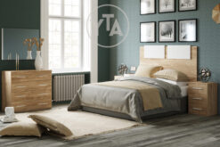 DORMITORIO MOD. PUZZE 13 ROBLE-BLANCO