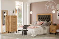 DORMITORIO MOD. VIENA 16 ROBLE-NEGRO