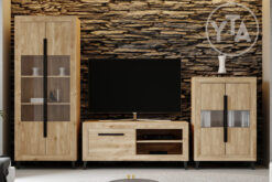 SALÓN MOD. NIZA 01 DE 300 CMS EN COLOR ROBLE