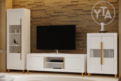 SALÓN MOD. NIZA 02 DE 320 CMS EN COLOR NIEVE