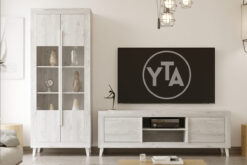 SALÓN MOD. NIZA 04 DE 260 CMS EN COLOR ÁRTICO