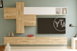 SALÓN MOD. PUZZE 04 DE 276 CMS ROBLE-NIEVE