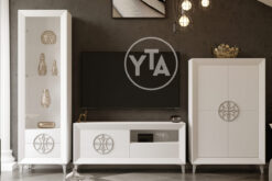 SALÓN MOD. VIENA 01 DE 285 CMS EN COLOR NIEVE