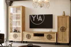 SALÓN MOD. VIENA 02 DE 318 CMS EN COLOR ROBLE