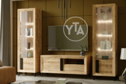 SALÓN MOD. VIENA 04 DE 250 CMS EN COLOR ROBLE