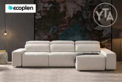 SOFÁ – CHAISSELONG – RINCONERA MOD. BRISTOL. MEDIDAS A ELEGIR. TAPIZADO EN TEJIDO ECOPLEN