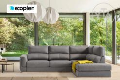 SOFÁ – CHAISSELONG – RINCONERA MOD. HYDRA. MEDIDAS A ELEGIR. TAPIZADO EN TEJIDO ECOPLEN