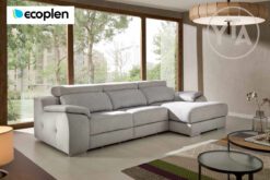 SOFÁ – CHAISSELONG – RINCONERA MOD. KANSAS. MEDIDAS A ELEGIR. TAPIZADO EN TEJIDO ECOPLEN