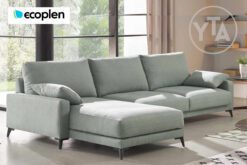 SOFÁ – CHAISSELONG – RINCONERA MOD. KINTY. MEDIDAS A ELEGIR. TAPIZADO EN TEJIDO ECOPLEN