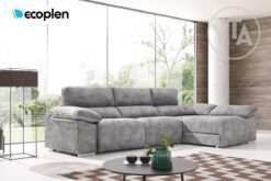 SOFÁ – CHAISSELONG – RINCONERA MOD. KISS. MEDIDAS A ELEGIR. TAPIZADO EN TEJIDO ECOPLEN
