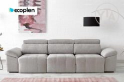 SOFÁ – CHAISSELONG – RINCONERA MOD. ONAK. MEDIDAS A ELEGIR. TAPIZADO EN TEJIDO ECOPLEN